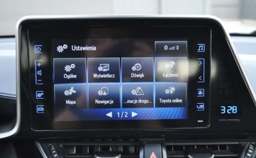 Toyota C-HR I Crossover 1.8 Hybrid 122KM 2018 Toyota C-HR 1.8 Hybryda Kamera Cofania Nawigacja Grz.siedzenia 1.8 Hybryda, zdjęcie 34