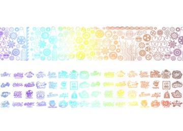 Набор трансферных пленок HOLOGRAPHIC DESIGNS HOLO BOX 1 10 шт.