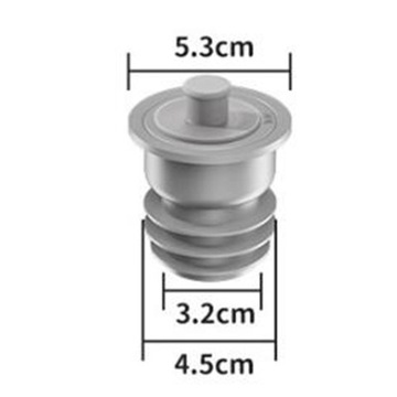 очистка уплотнений выхода запаха, заглушка S
