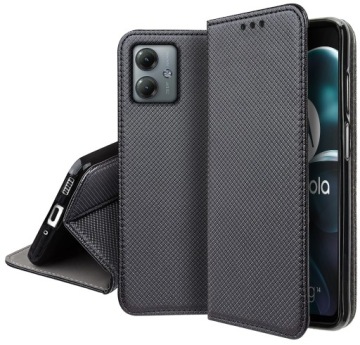 Etui do Motorola Moto G14 SMART MAGNET CASE + SZKŁO 9H