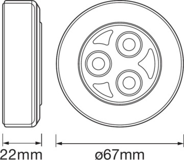 LEDVANCE DOT-it LED МЕБЕЛЬ ПОД ШКАФОМ светильник