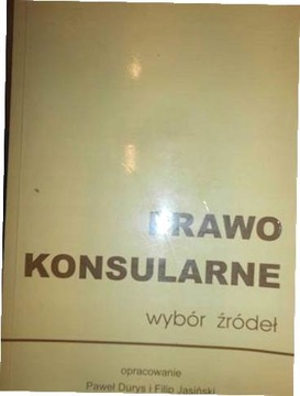 Prawo konsularne wybór źródeł - Jasiński