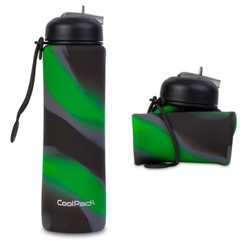 BIDON COOLPACK PUMP SILIKONOWY SKŁADANY Z UCHWYTEM