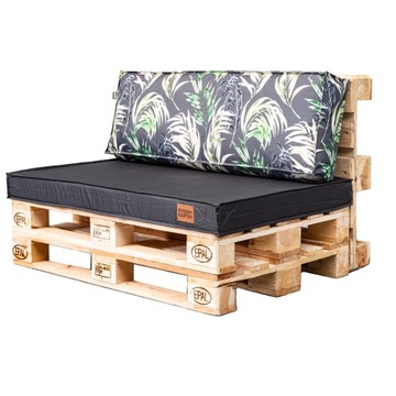 Poduchy ogrodowe na euro palety, na meble ZESTAW PIANKA 120x80x10