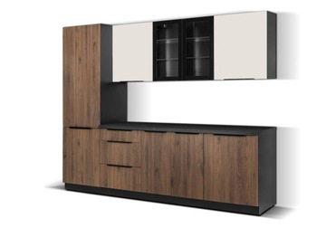 Zestaw mebli kuchennych Monza/Arona 260cm z blatem