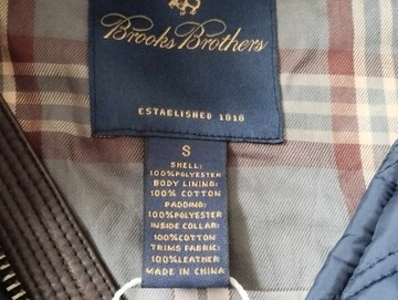 Brooks Brothers Vest kamizelka pikowana ocieplacz bezrękawnik S
