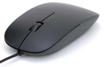 MYSZ OPTYCZNA SLIM SCROLL CZARNA USB PLUG&PLAY