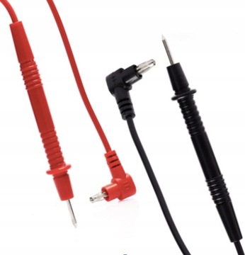 UNIWERSALNE PRZEWODY POMIAROWE DO MULTIMETRU MIERNIKA 60CM TECHREBAL