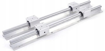 2X SBR16 500mm Prowadnica liniowa z wałkiem CNC