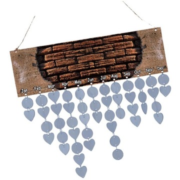 DIY Design Drewniana tablica do planowania ur