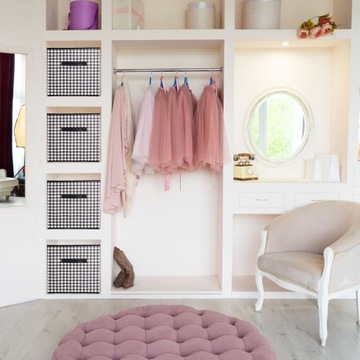 ГАРДЕРОБ-ОРГАНИЗАТОР текстильный ящик 25х25х25 см для хранения одежды