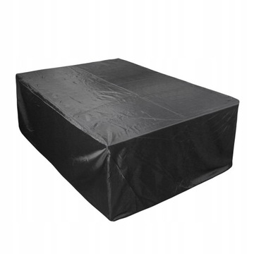 Pokrowiec ogrodowy na stół 170 x 94 x 71 cm czarny