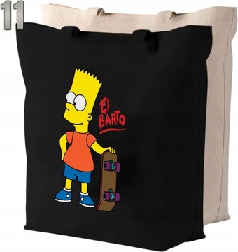 Torba bawełniana SIMPSONOWIE THE SIMPSONS + IMIĘ