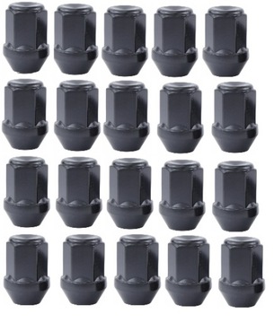 NAKRĘTKI DO KÓŁ ALU CZARNE 12x1,25 SUBARU NISSAN