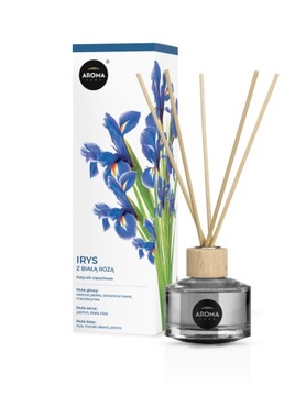 AROMA Home Patyczki zapachowe IRYS Z BIAŁĄ RÓŻĄ kwiatowy 50ml