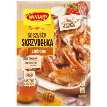 Winiary Pomysł na Soczyste skrzydełka miodem 2x28g