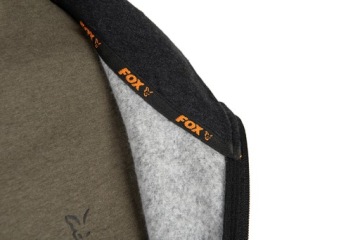 Fox Collection LW Hoody Черный Оранжевый толстовка r.L