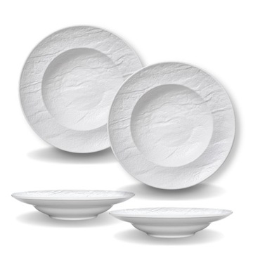 TALERZ GŁĘBOKI na ZUPĘ 25,5 cm 350 ml Wilmax okrągły porcelanowy biały