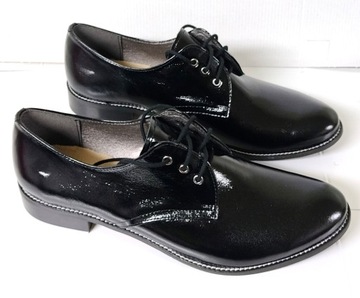 STYLOWE OXFORDY MODNE JAZZÓWKI SKÓRA NAT. UNI-9