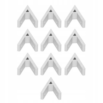 10PCS ŁĄCZNIK NAROŻNIK DO PROFILI ALUMINIOWYCH