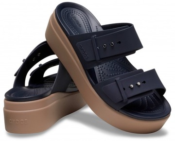 Sandále Topánky Dámske Crocs Brooklyn Low Wedge 41,5