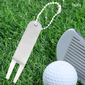 6 инструментов для ремонта гольфа Divot L, портативная вилка для ремонта гольфа 8