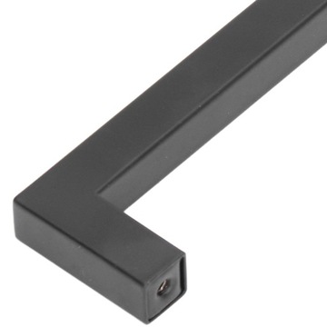 МЕБЕЛЬНАЯ РУЧКА МАТОВАЯ ЧЕРНАЯ 12MM ВИНТЫ 192MM