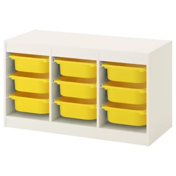 IKEA TROFAST regał z pojemnikami na zabawaki 99x56