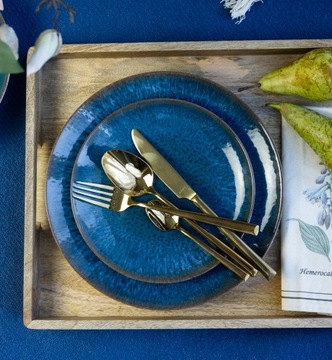 LUBIANA BOSS KERAJET COSMOS SERWIS 6/18 SERWIS OBIADOWY 9154 /631 NIEBIESKI