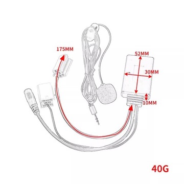 Bluetooth-адаптер AUX Bluetooth Renault ISO