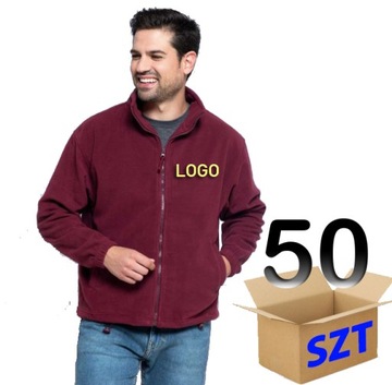 Polar z LOGO firmowym HAFT przód Nadruk 50 szt JHK