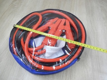 Przewody Kable rozruchowe w pokrowcu 1500A 4,5m + Etui SOLIDNE GRUBE 50mm2
