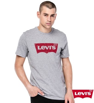 Levi's koszulka r XL męska t-shirt szara siwa Levis 177830200