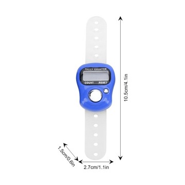 РУЧНОЙ КЛИКЕР ШАГОМЕТР СИНИЙ СЧЕТЧИК