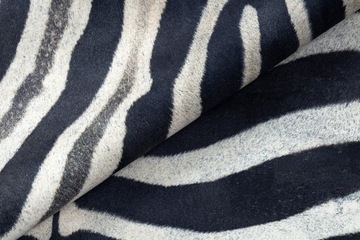 КОВЕР ИЗ ИСКУССТВЕННОЙ КОЖИ 100х150 см КОЖА ЗЕБРЫ #C150