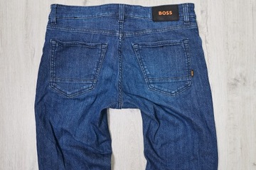 HUGO BOSS ORANGE MAINE JEANS spodnie męskie granatowe PREMIUM 31/30 pas 82