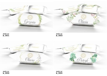 Krówki mleczne PERSONALIZOWANE na KOMUNIE 1 kg Alestudio4All