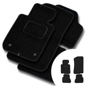 Velurové koberce Streak pro Bmw řady 3 E46 1998-2001 Coupe, Cabrio