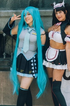 PERUKA HATSUNE MIKU COSPLAY ANIME VOCALOID DAMSKIE