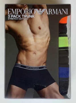 Emporio Armani 3 PACK TRUNK bokserki M