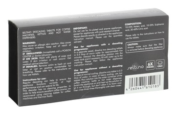 2 универсальные таблетки для удаления накипи для кофемашин.