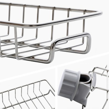 ОРГАНАЙЗЕР ДЛЯ МОЙКИ КУХОННАЯ КОРЗИНА ПОЛКА С ЛЕНТОЙ
