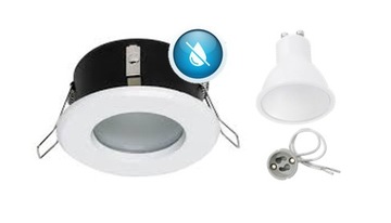 ZESTAW OPRAWA HERMETYCZNA +LED GU10 5W+ wtyk