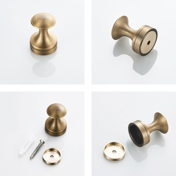 4 комплекта крючков для одежды Retro Black Bronze