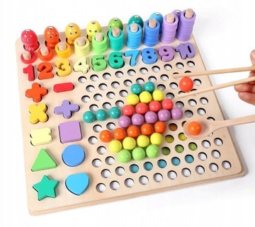 RYBKI SORTER MONTESSORI ZABAWKA EDUKACYJNA