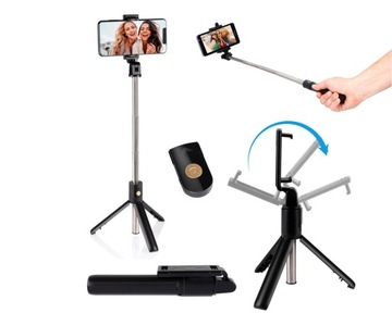 Uchwyt selfie stick Grundig z pilotem bluetooth