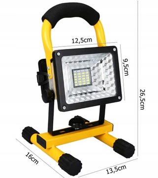 ГАЛОГЕННАЯ ПЕРЕНОСНАЯ ЛАМПА СТРОИТЕЛЬНАЯ ПРОЖЕКТОР SMD LED ПОИСК 30ВТ
