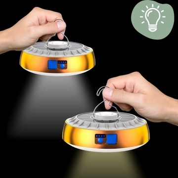 БОЛЬШАЯ ТУРИСТИЧЕСКАЯ ФОНАРЬ 2400 МАч ПОХОДНЫЙ ФОНАРЬ СВЕТОДИОДНЫЙ СОЛНЕЧНЫЙ POWERBANK