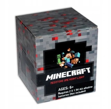 ЛАМПА MINECRAFT РУДА КРАСНОГО КАМНЯ