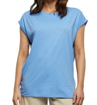 Urban Classics Damska koszulka z przedłużonymi ramionami niebieska rozm S